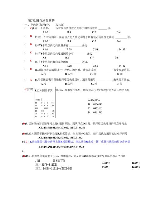 第7章-图-自测卷解答.docx