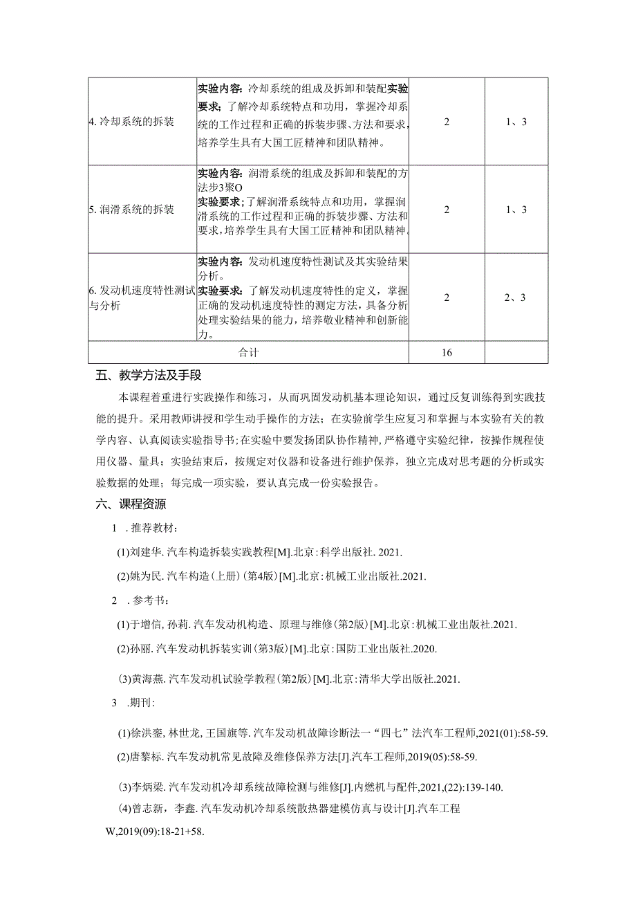 《发动机原理与构造实验》教学大纲.docx_第3页