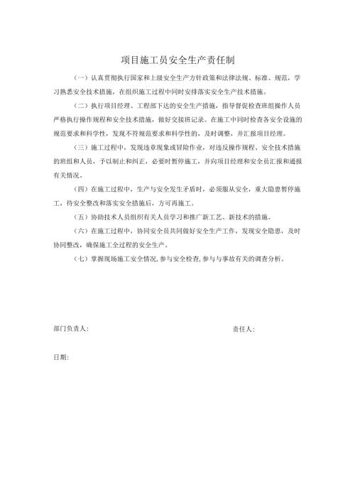 项目施工员安全生产责任制.docx