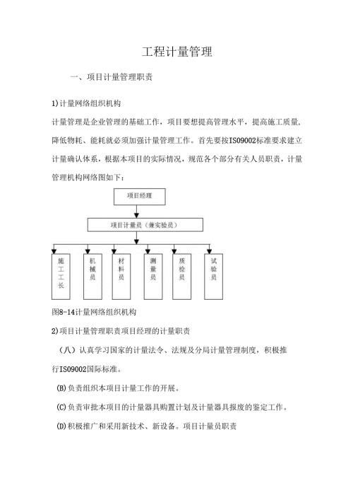 工程计量管理.docx