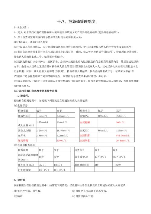 危急值管理制度.docx