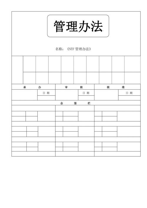 NTF件管理办法 A1.docx