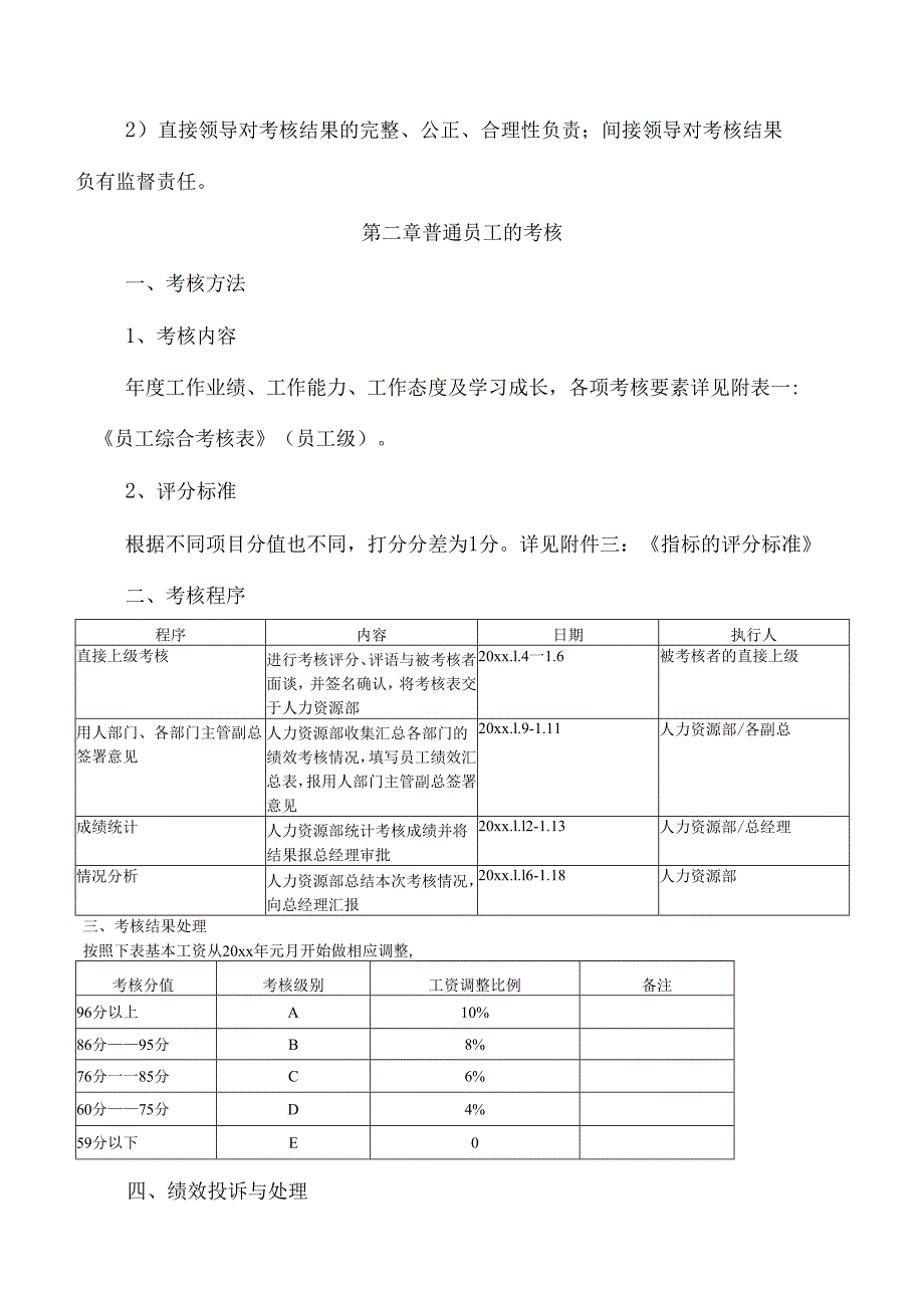 企业公司年终绩效考核实施办法.docx_第2页