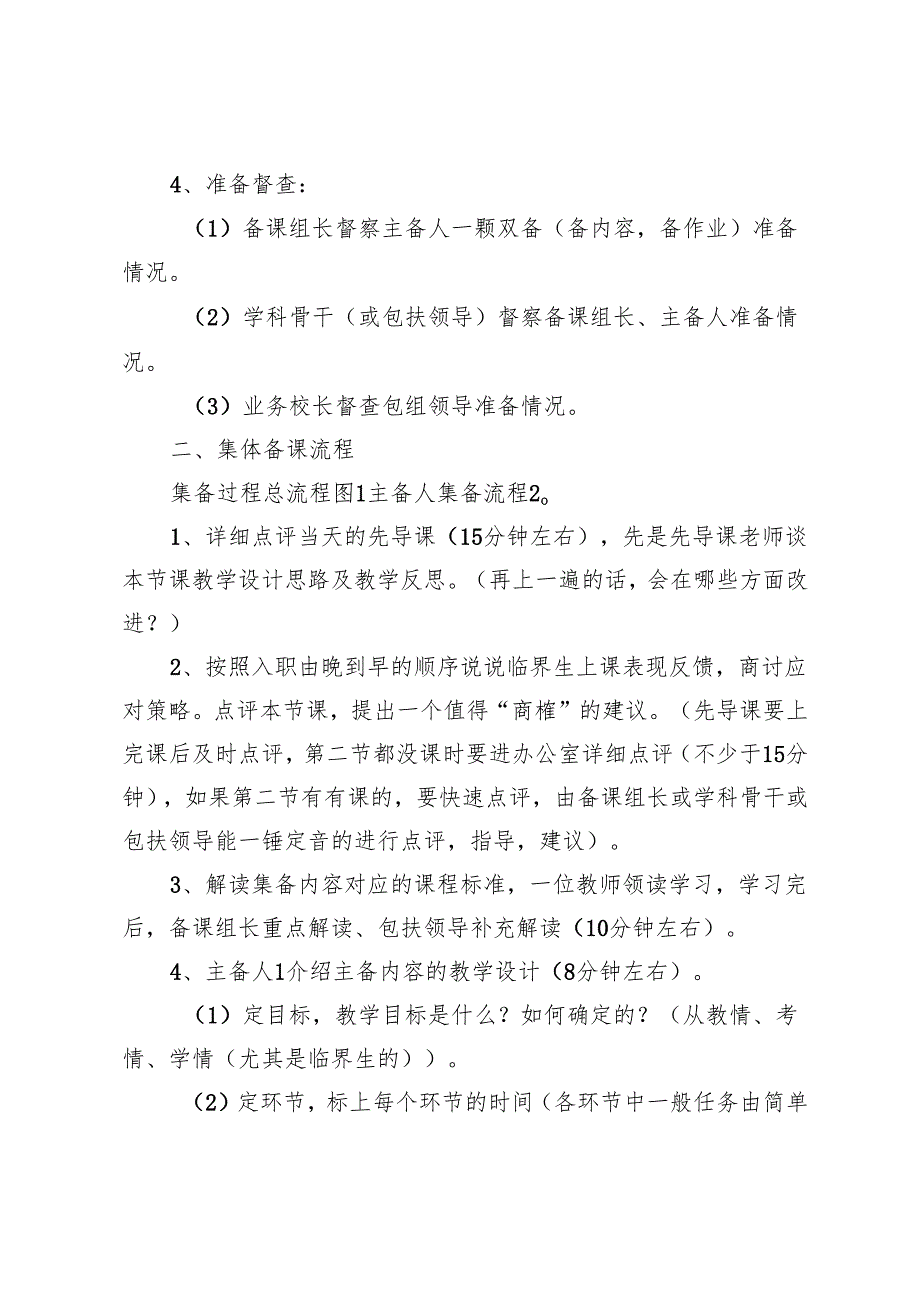 XX学校集体备课流程管理方案.docx_第2页
