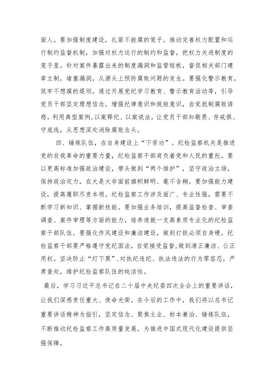 学习纪委全会重要讲话精神的研讨发言汇编(5篇).docx_第3页