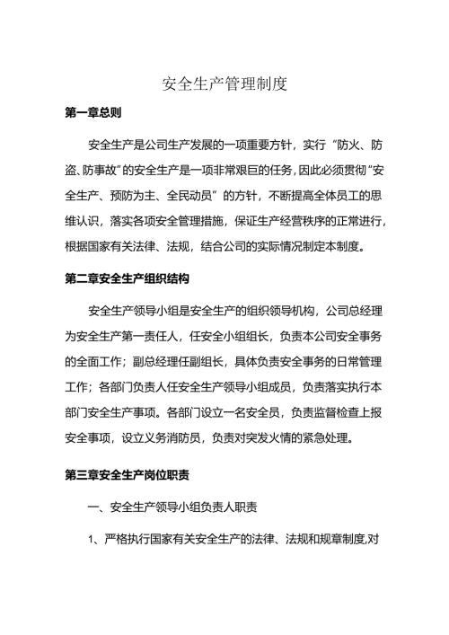宏兴保安公司安全生产管理制度.docx