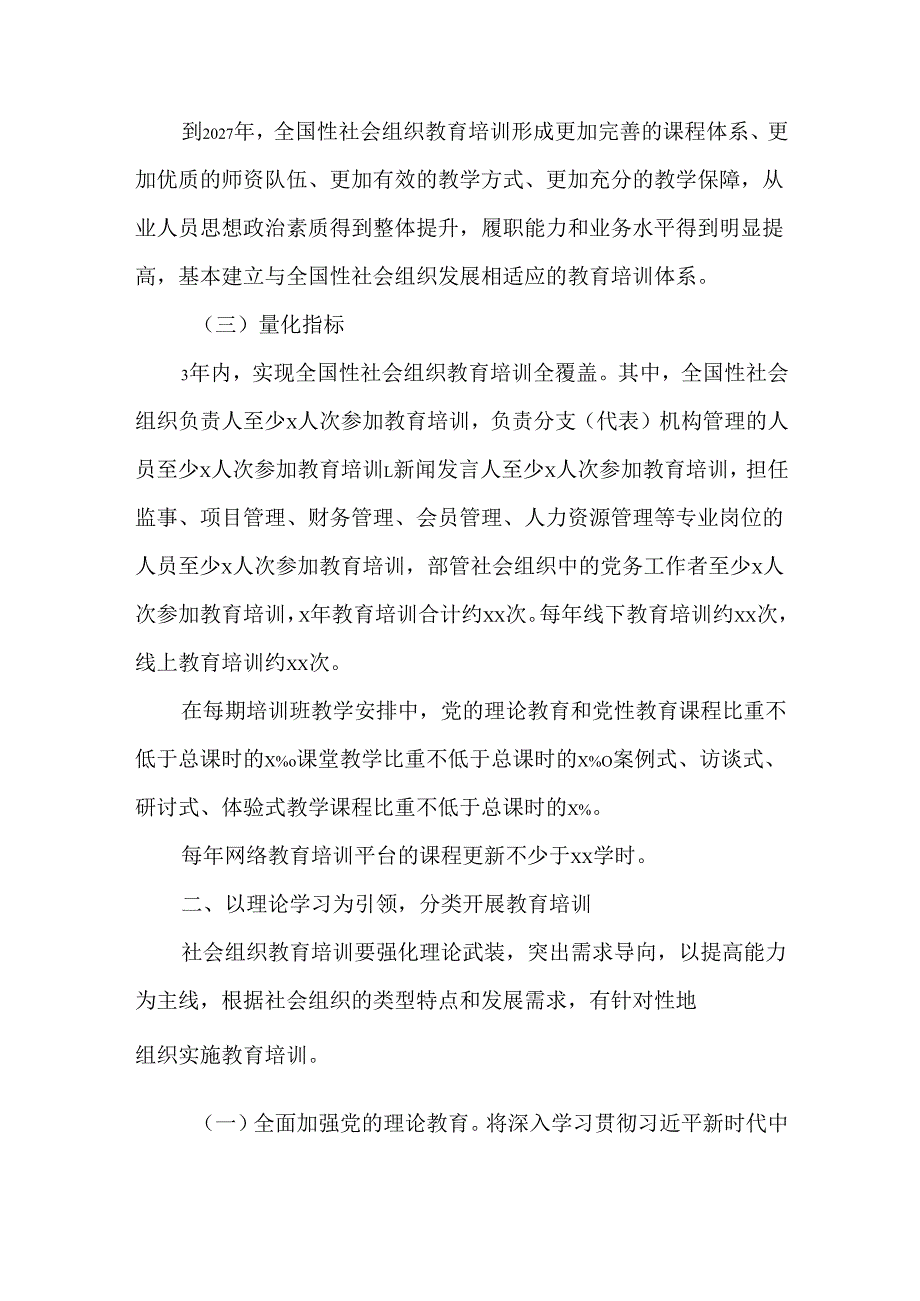 全国性社会组织教育培训三年行动实施方案（2025-2027年）.docx_第2页
