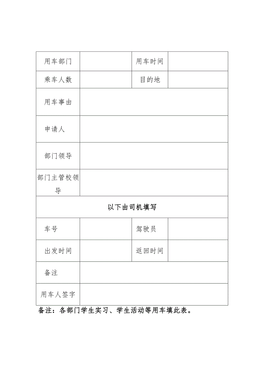 公务用车使用申请表.docx_第2页