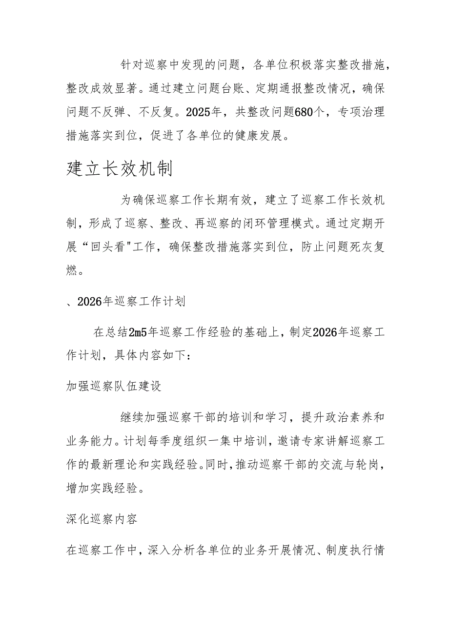 2025年巡察工作总结及2025年计划.docx_第2页