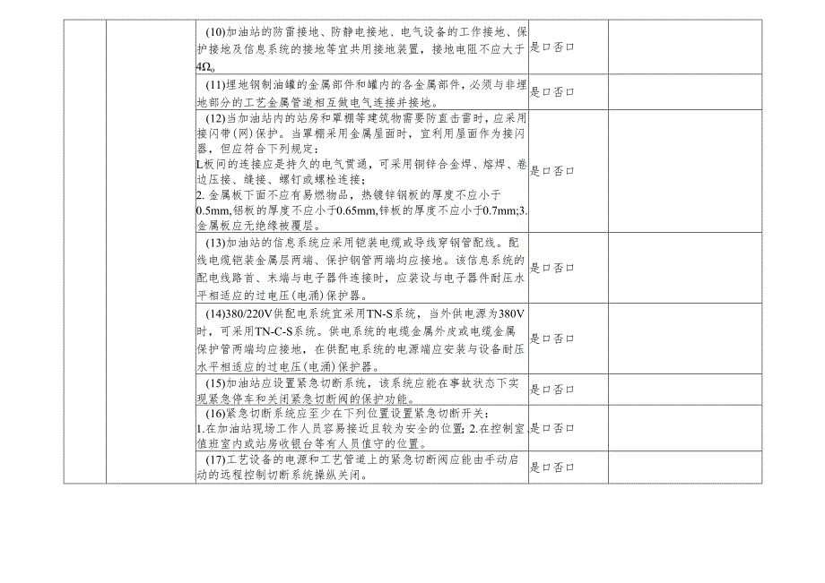 2023江西省印发《加油站安全检查表》的通知+附件检查表+【解读】.docx_第2页