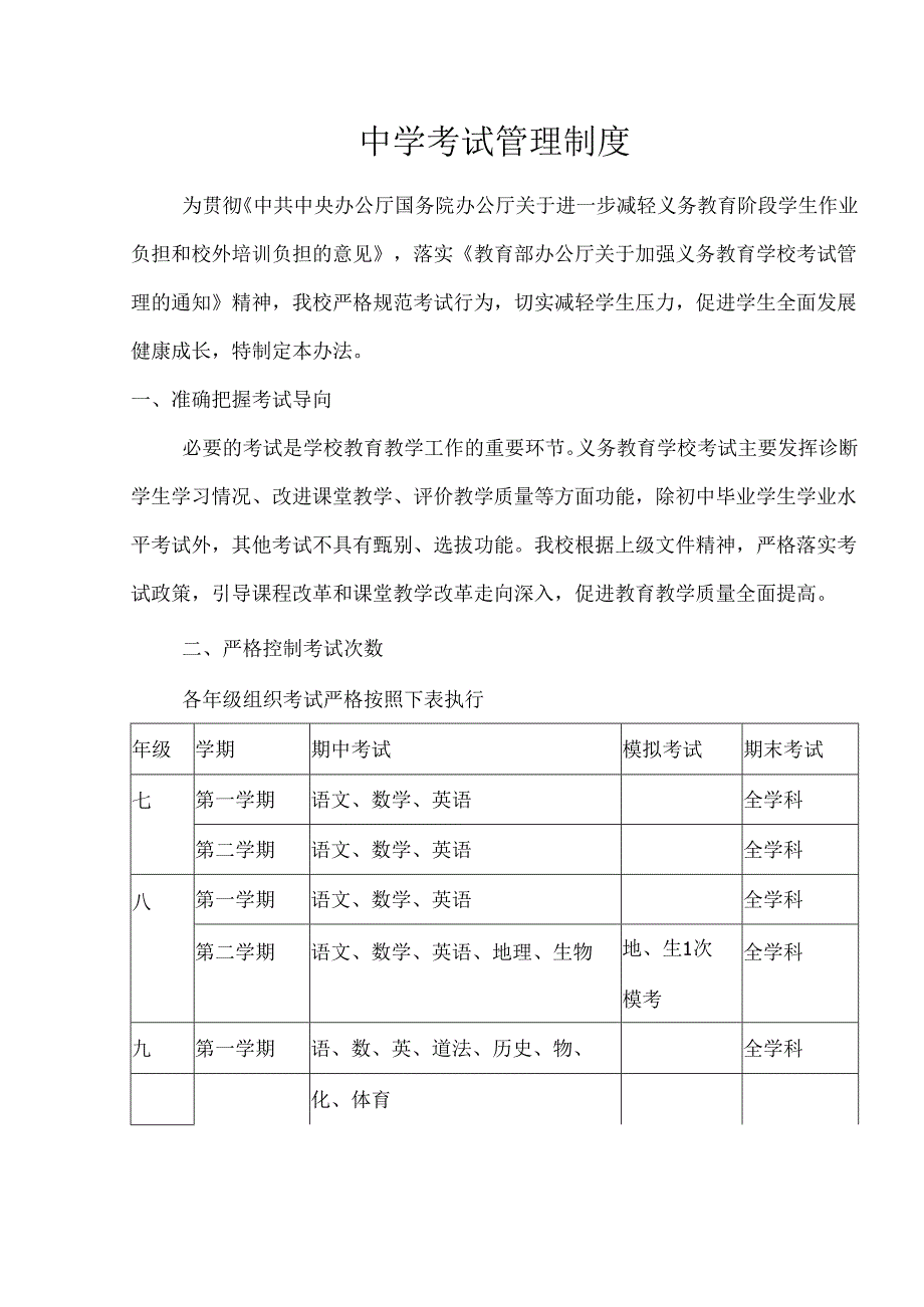 中学考试管理制度.docx_第1页