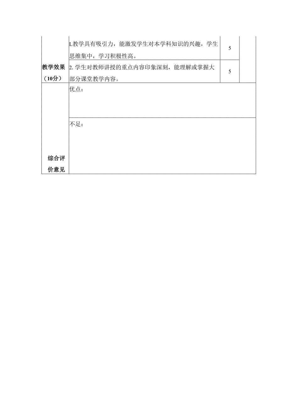 一线教师听课评课记录表.docx_第2页