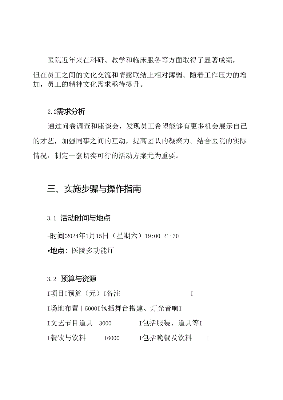 2024年医院迎新春联欢晚会策划方案.docx_第2页