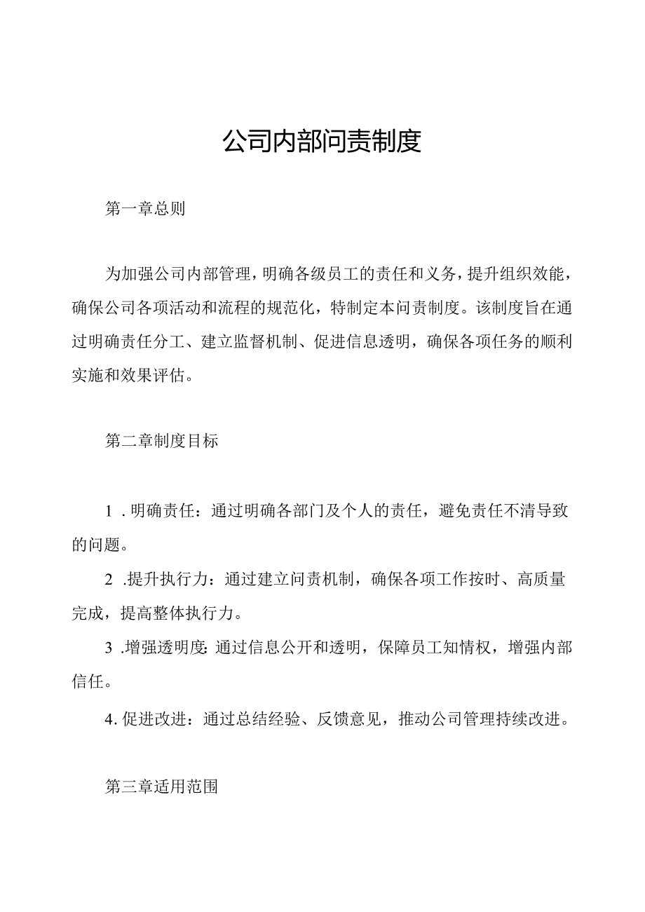 公司内部问责制度.docx_第1页