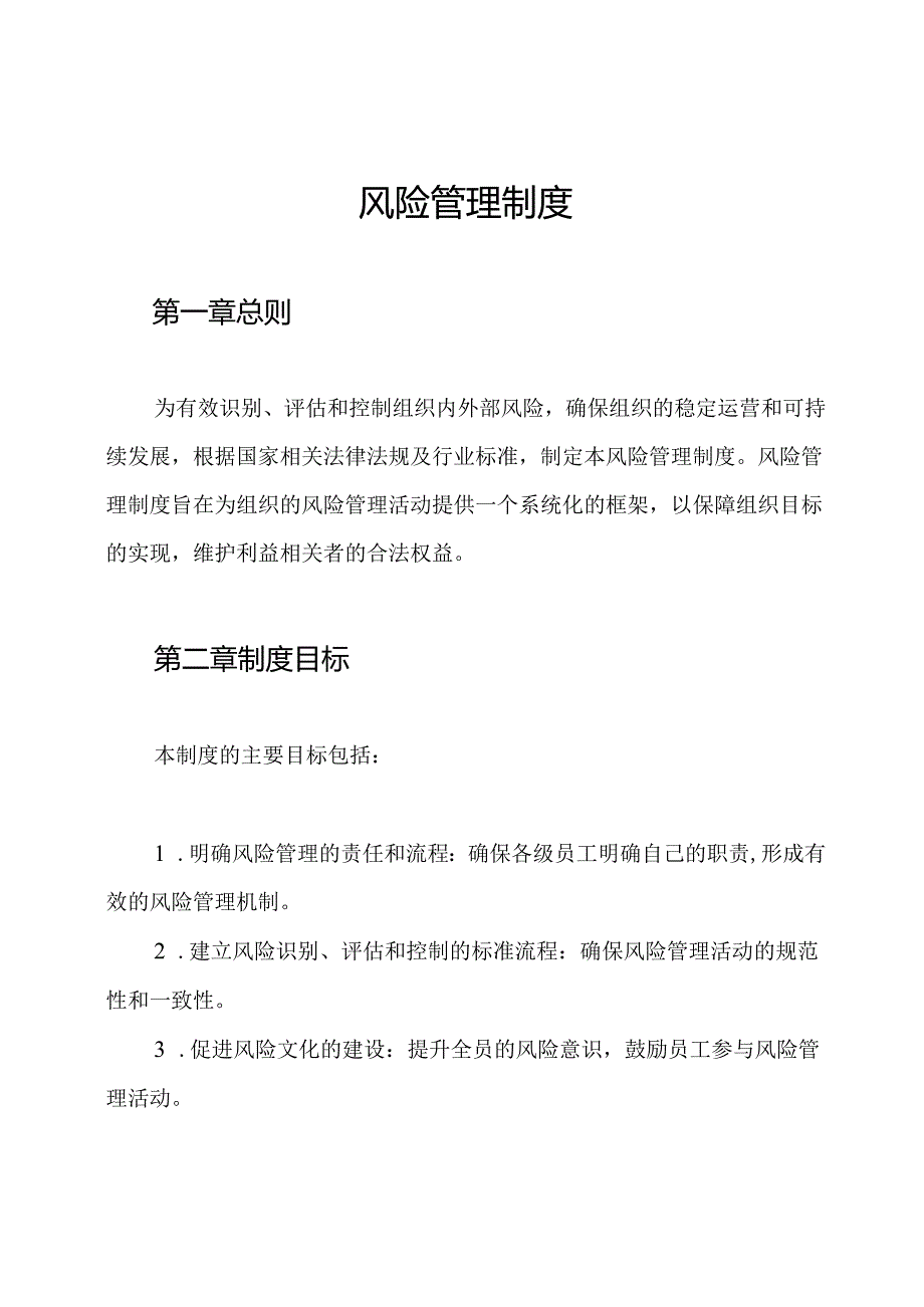 风险管理制度.docx_第1页