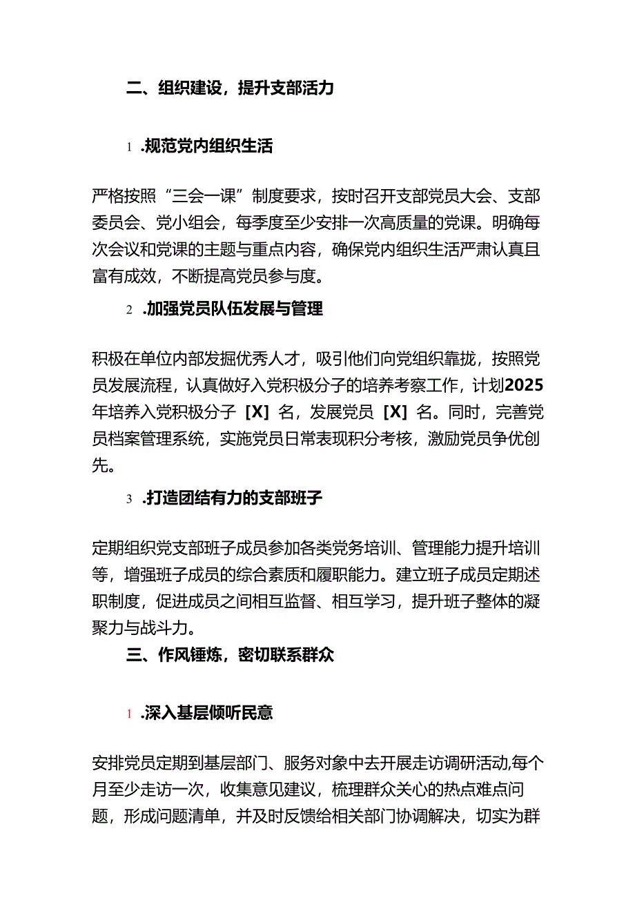 2025年党支部党建工作计划方案.docx_第2页