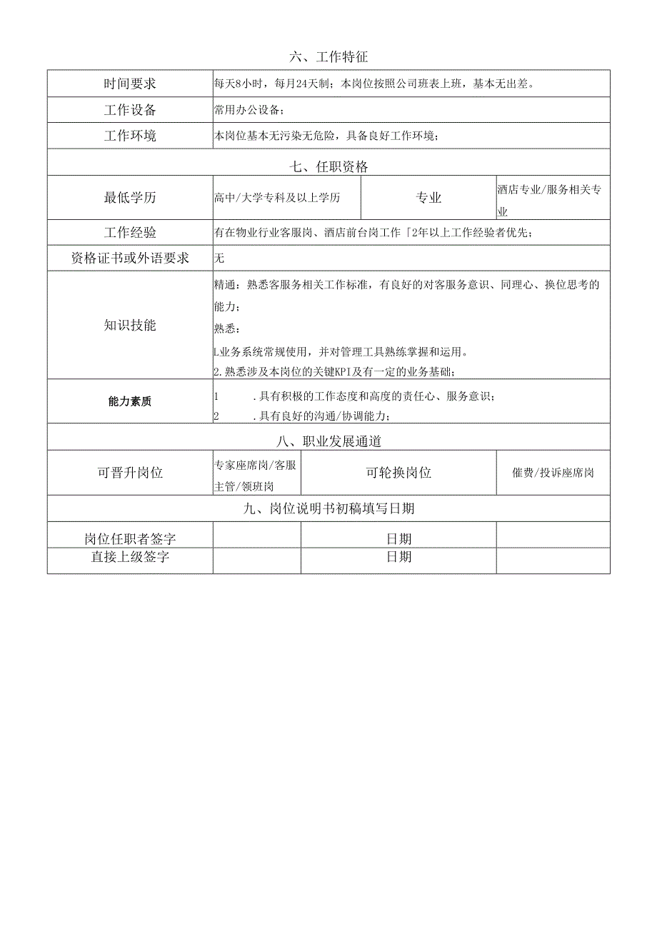岗位说明书-运营管理中心-400坐席岗.docx_第2页