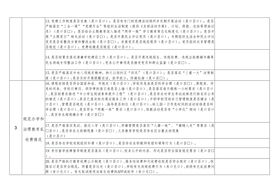 以此件为准喜德县2024春季开学工作专项督导检查自查表（督导检查表）.docx_第3页