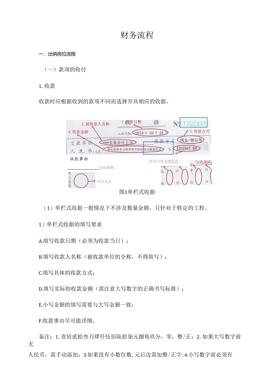 财务流程及表格模板.docx_第1页