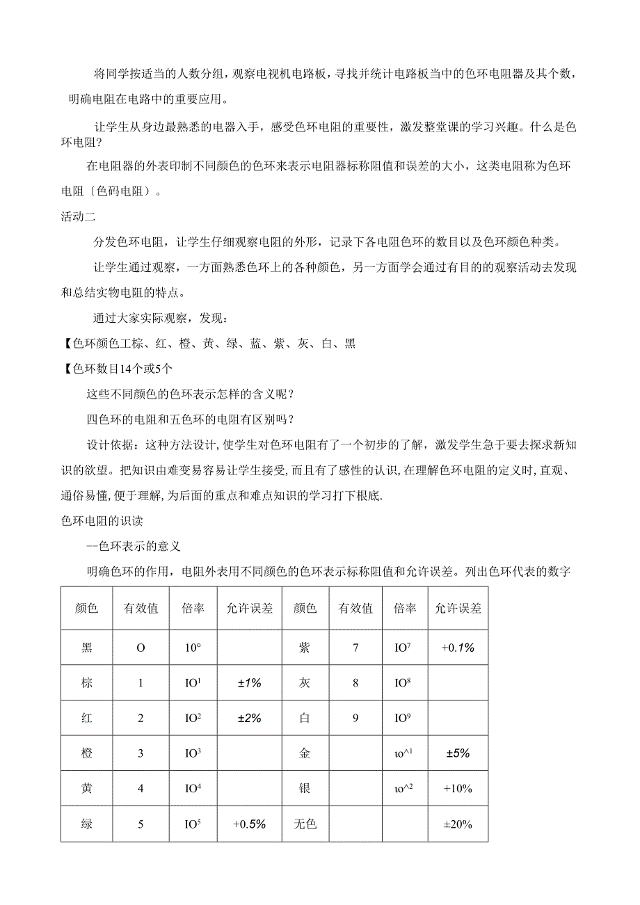 色环电阻及识读说课讲稿.docx_第3页