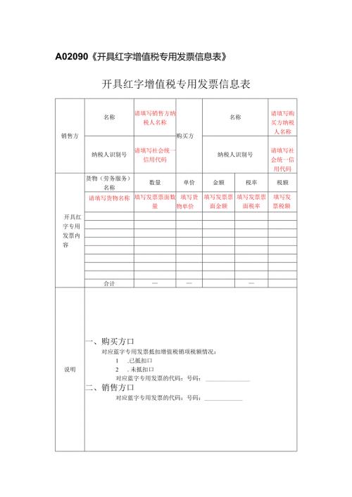 开具红字增值税专用发票信息表.docx