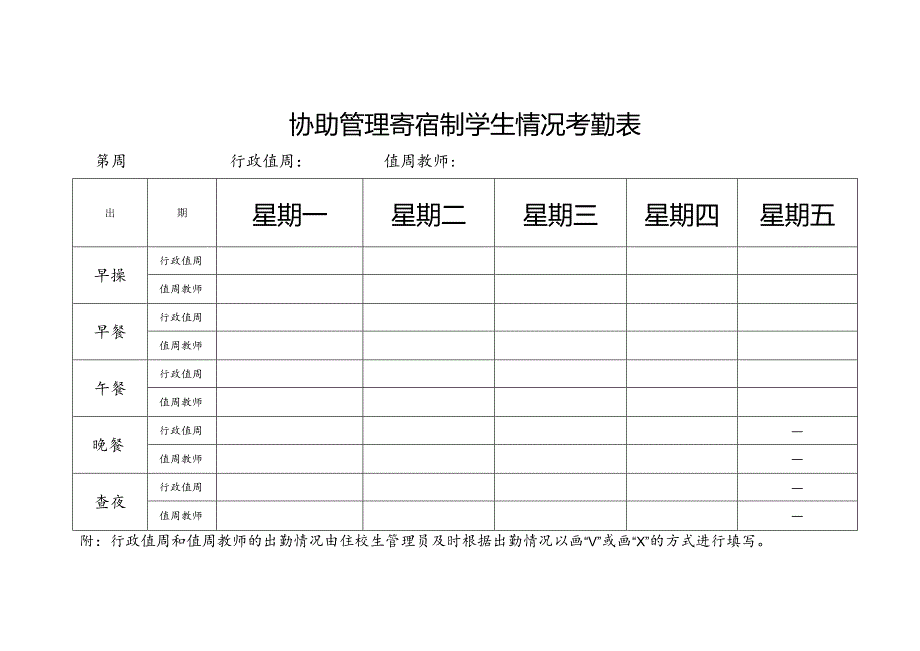 协助管理寄宿制学生情况登记表.docx_第1页
