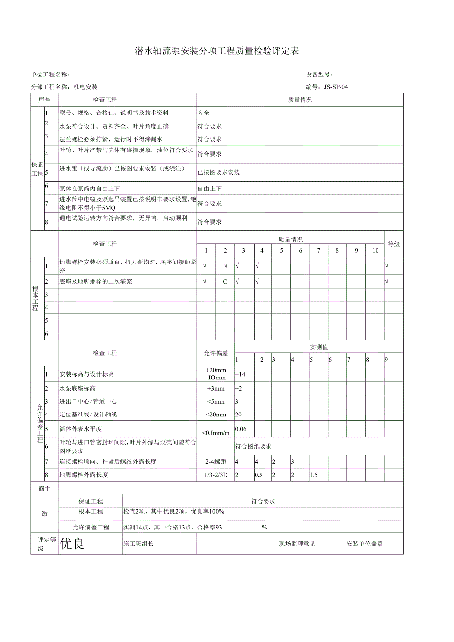 设备安装质量评定表.docx_第2页