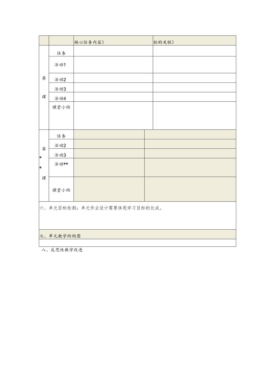 单元教学设计模板.docx_第2页