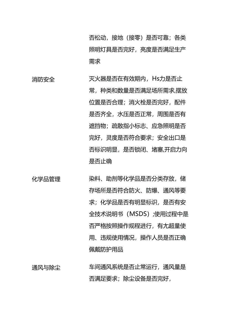纺织业复工复产安全检查表.docx_第2页