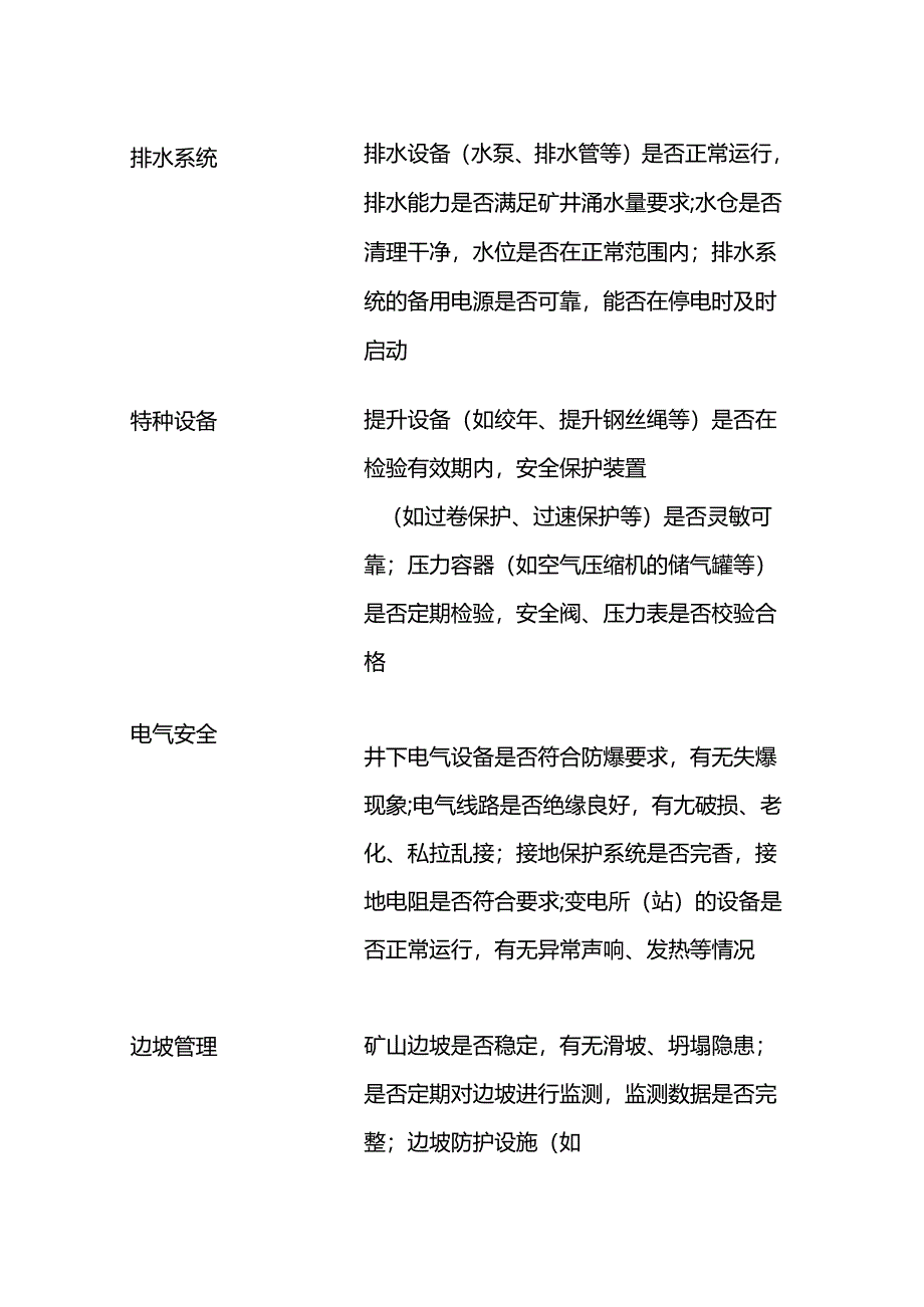 矿场复工复产安全检查表-模板.docx_第2页