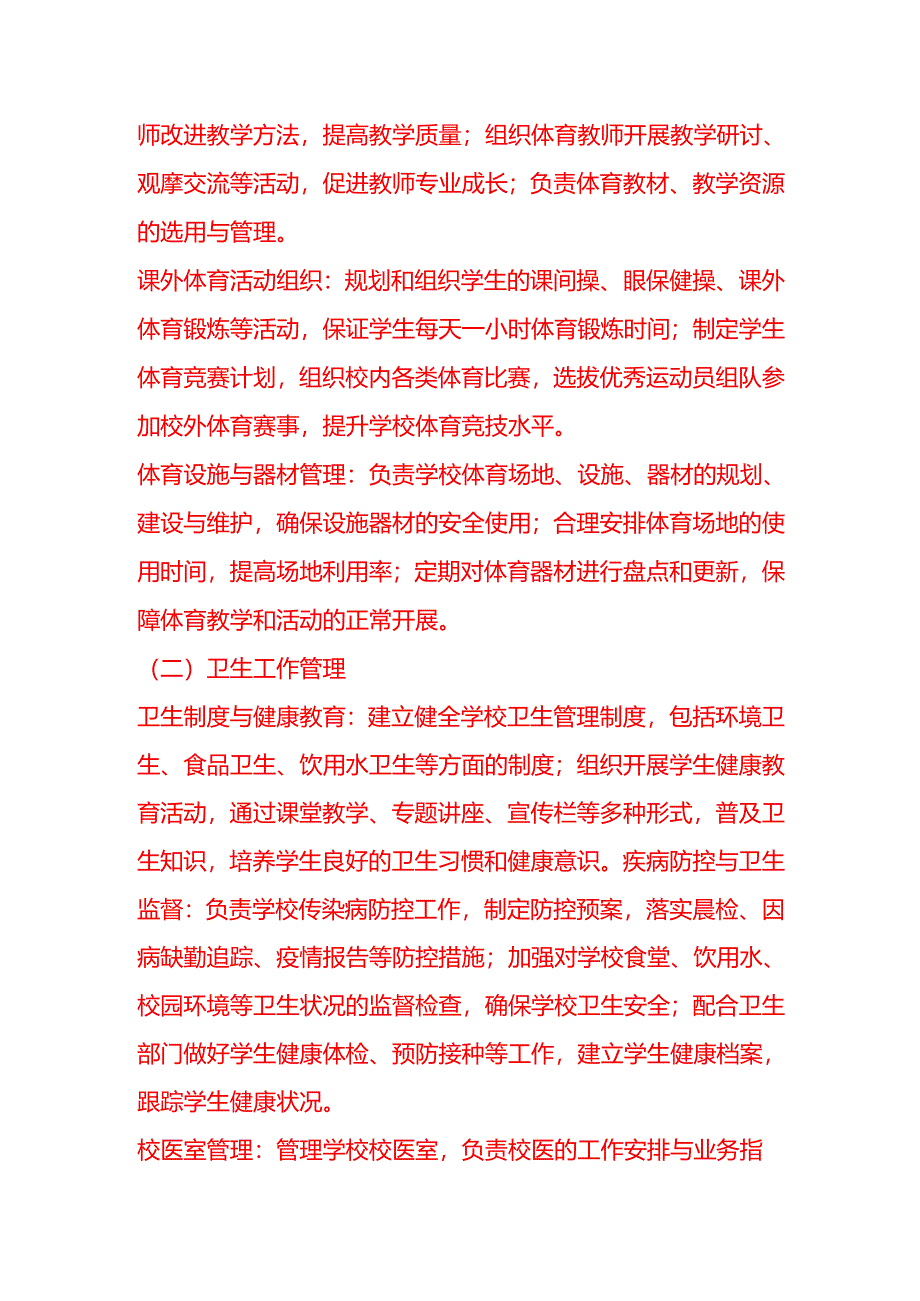 某中学学校体卫艺主任岗位职责范本.docx_第2页