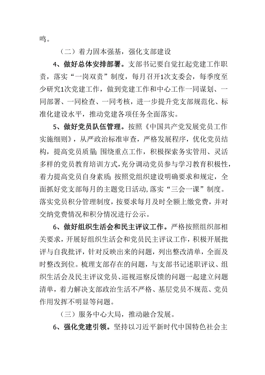 党支部2025年党建工作计划实施方案.docx_第3页