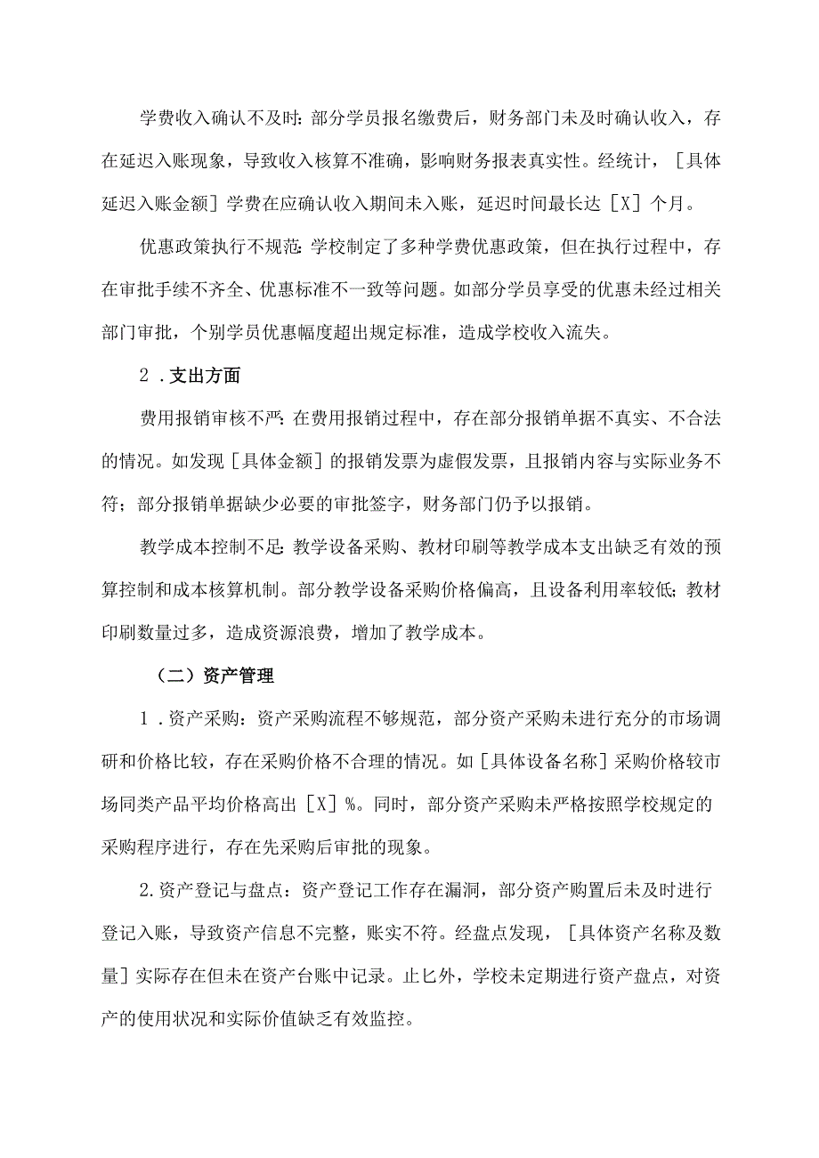 培训学校财务审计报告范文模板.docx_第2页