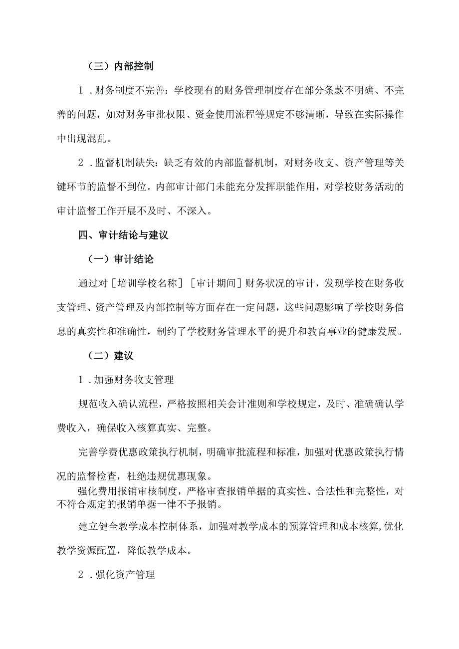 培训学校财务审计报告范文模板.docx_第3页