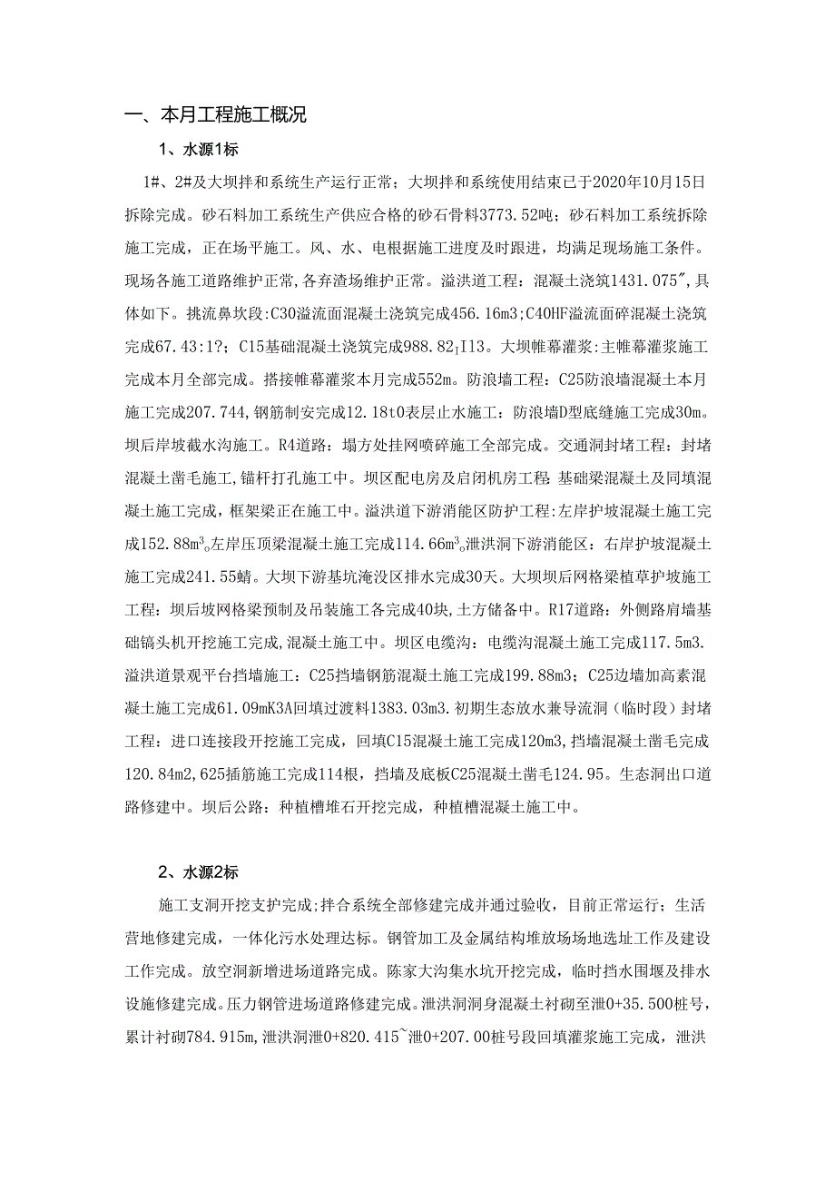 监理月报（水利工程）.docx_第3页