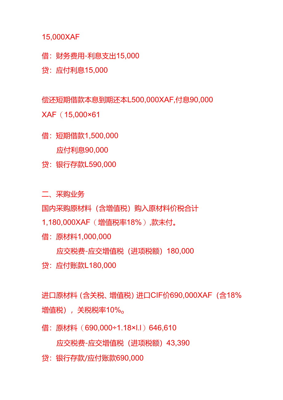 做账实操-乍得公司全盘账务处理分录.docx_第2页