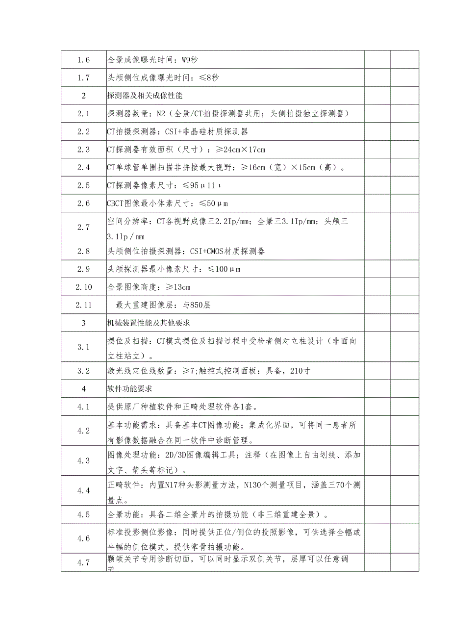 XX职工医院口腔颌面动力系统、口腔颌面锥形束计算机体层摄影设备、牙科综合治疗机采购性能参数要求（2025年）.docx_第3页