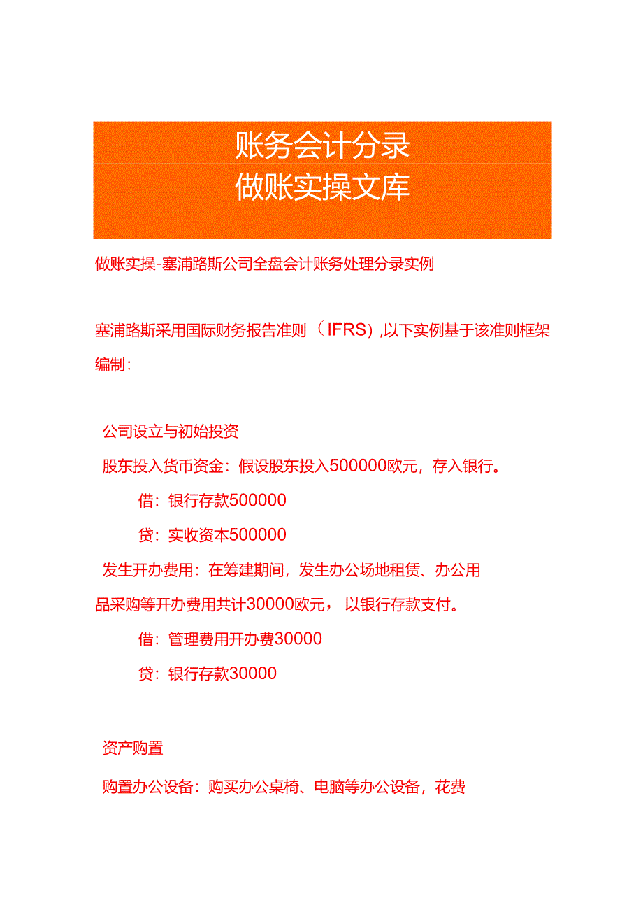 做账实操-塞浦路斯公司全盘会计账务处理分录实例.docx_第1页