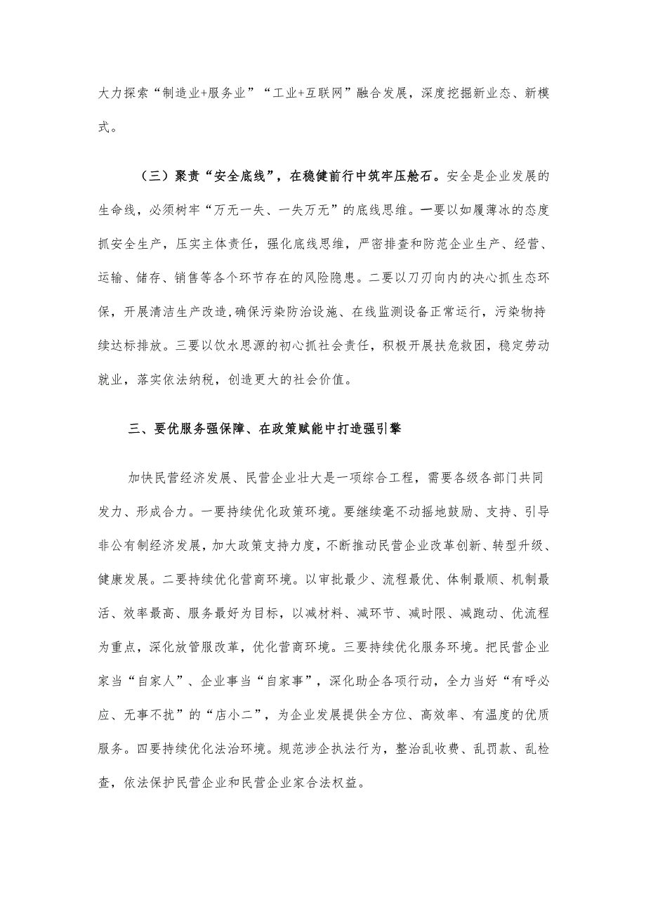 在2025年民营企业座谈会上的讲话材料.docx_第3页
