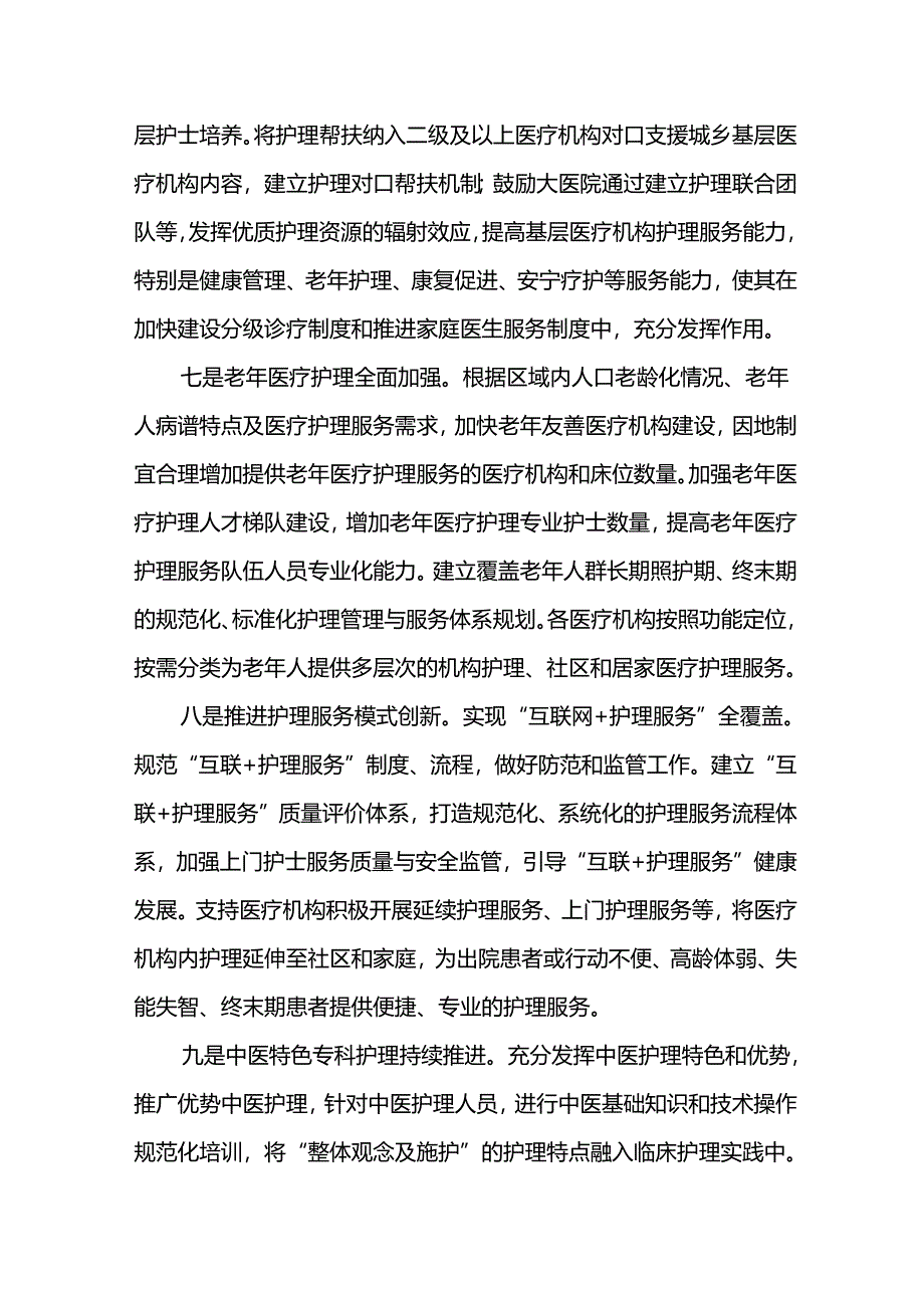 医院护理十四五发展规划总结评估报告.docx_第3页