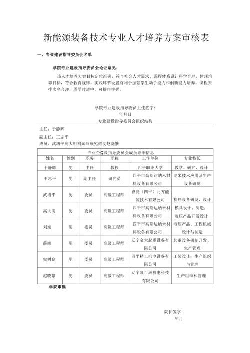 专业人才培养方案审核表.docx