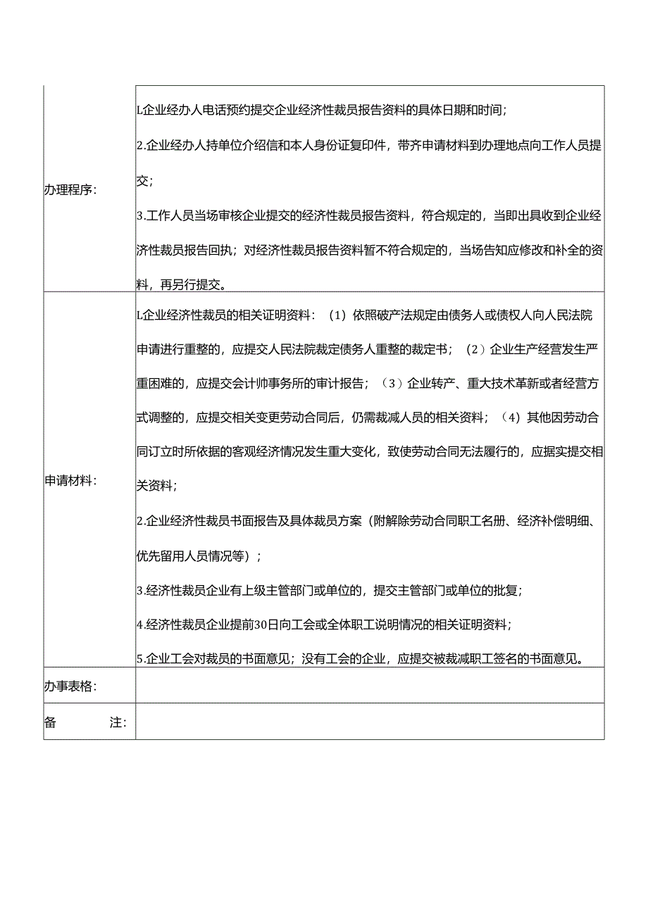 企业经济性裁员报告办事指南.docx_第2页