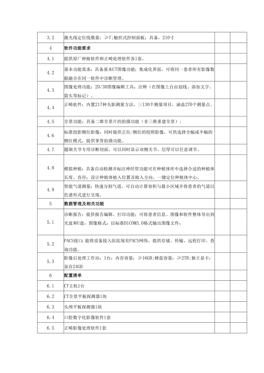 XX职工医院采购口腔颌面锥形束计算机体层摄影设备性能参数要求（2025年）.docx_第2页