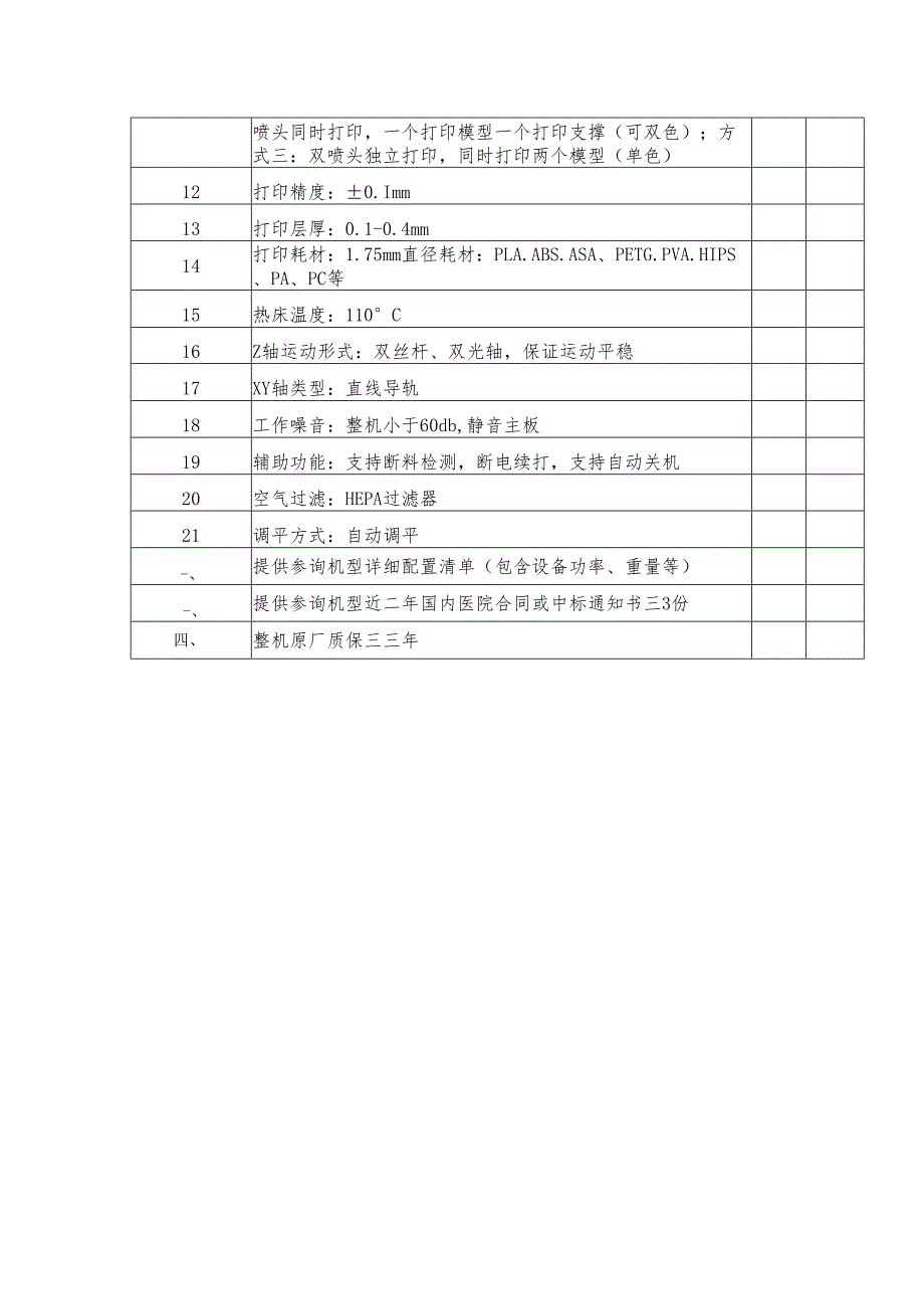 XX职工医院采购打印机软件参数要求（2025年）.docx_第2页