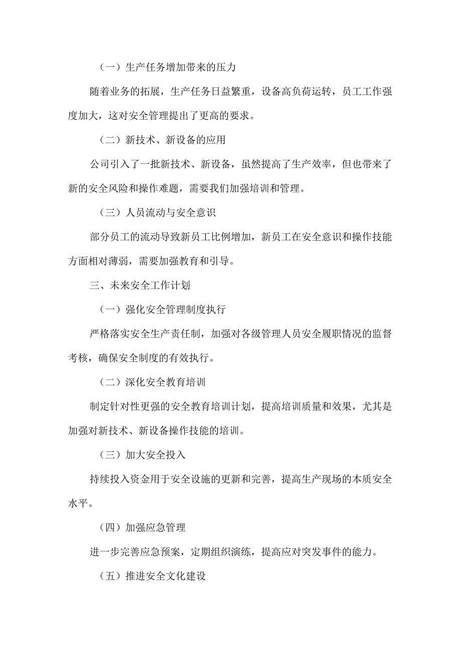 公司职工代表大会（职代会）安全专项发言报告.docx_第2页