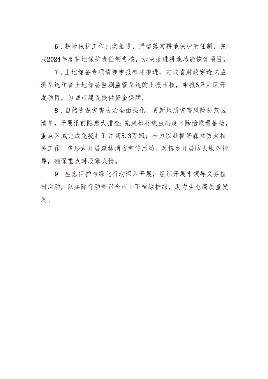 市自然资源和规划局2025年度第一季度工作总结.docx_第2页