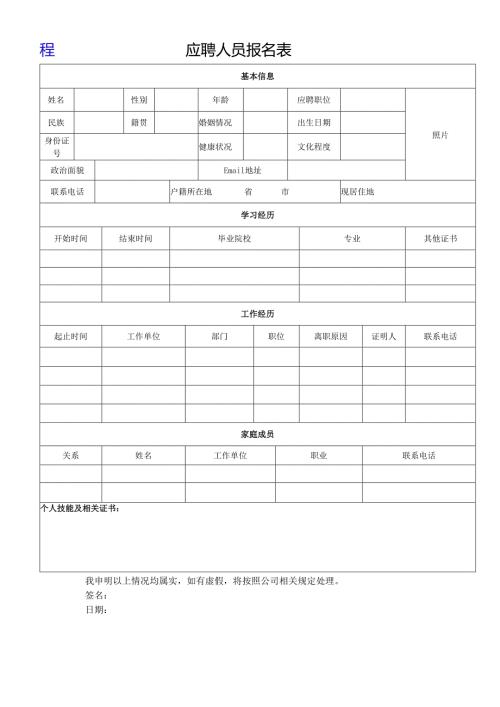 应聘人员登记表.docx