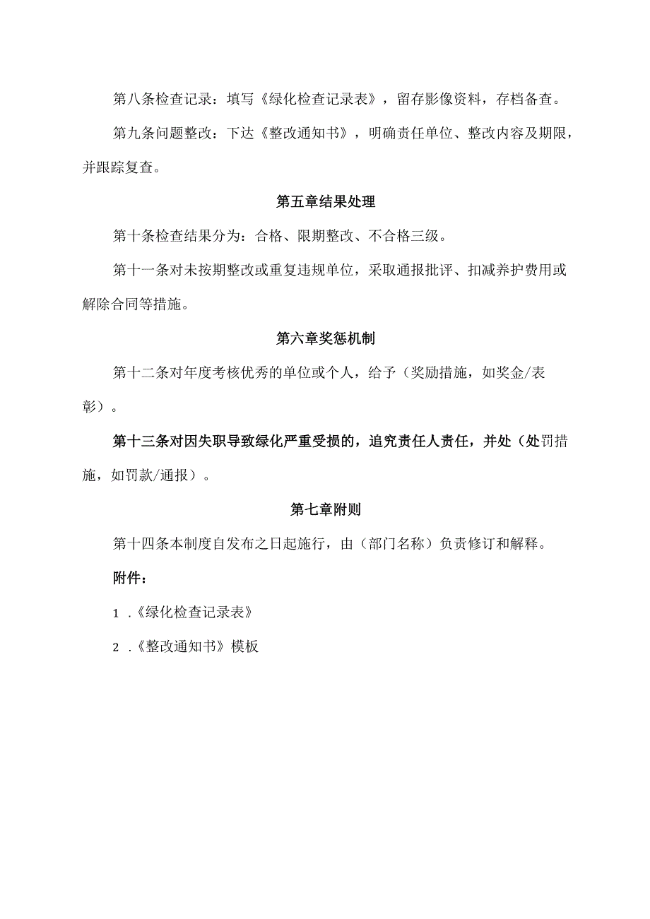绿化监督检查管理制度范本模板.docx_第2页