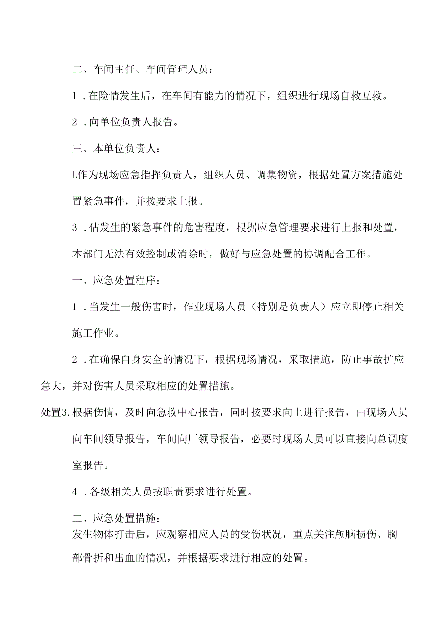 非煤矿山物体打击事故现场应急处置方案.docx_第2页