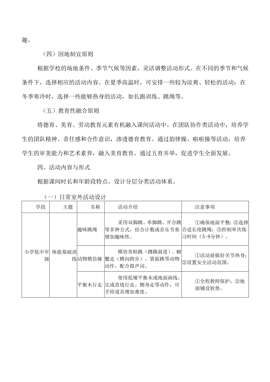 学校15分钟课间“微”活动实施方案-详细（含每月活动安排表）.docx_第3页